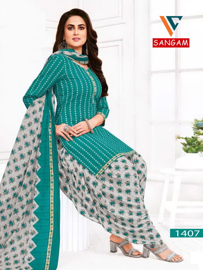 Sangam Vol 14 By Vandana Daily Wear Cotton Dress Material Wholesale Price In Surat
 